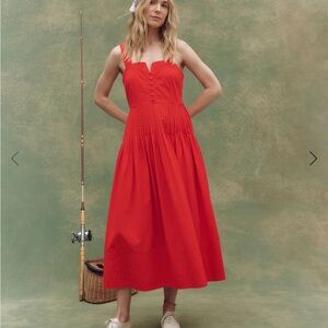 The Great Daybreak Dress Hot Red 0